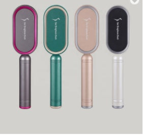 Hair straightener brush