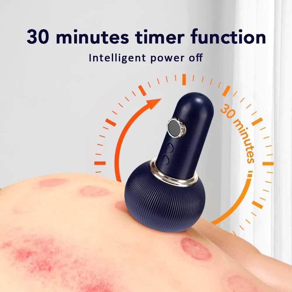 Smart Electric Vacuum Cupping Massager with Heat – 5-in-1 Gua Sha, Vibration & Red Light Therapy | 9 Suction Levels