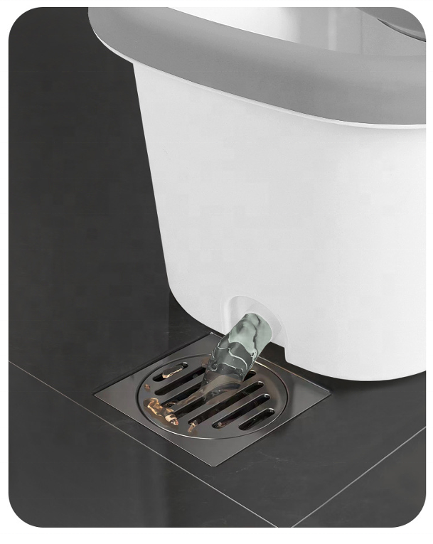 Microfiber Mop & Bucket Set for Easy Floor Cleaning