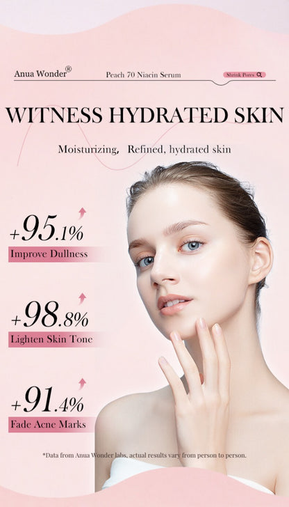 Anua Peach 70% Niacinamide Serum for Bright &amp; Glowing Skin