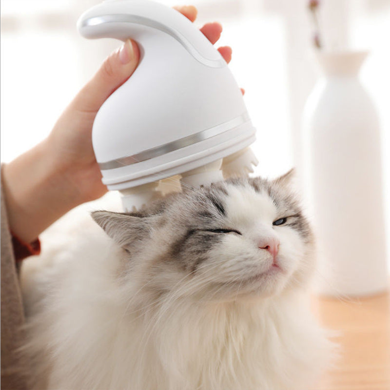 Electric pet head massage