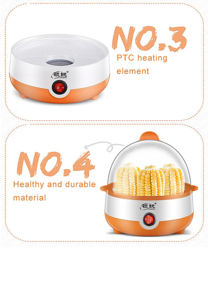 7-Egg Rapid Electric Cooker &amp; Food Steamer
