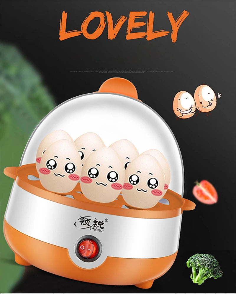 7-Egg Rapid Electric Cooker &amp; Food Steamer