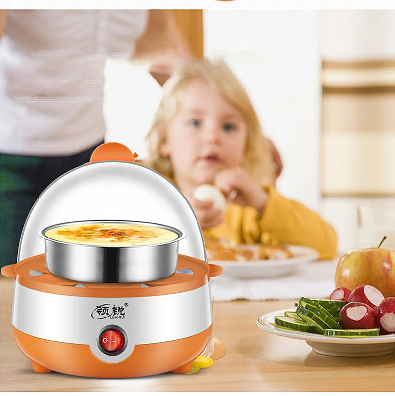 7-Egg Rapid Electric Cooker &amp; Food Steamer