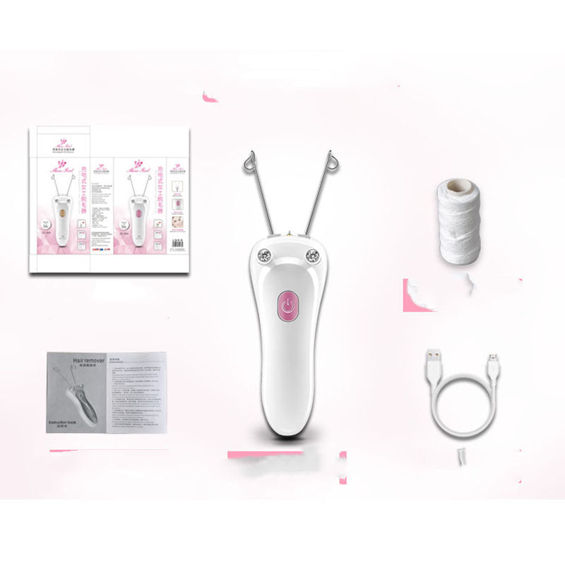 Rechargeable facial hair remover