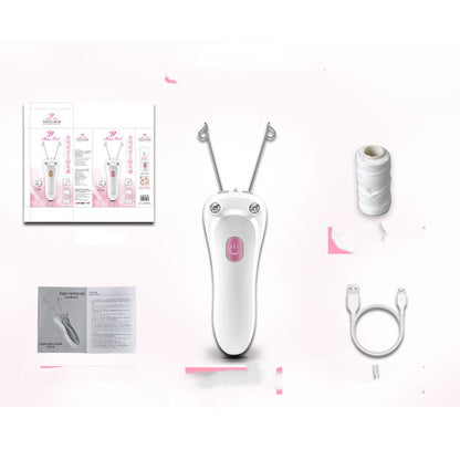 Rechargeable facial hair remover