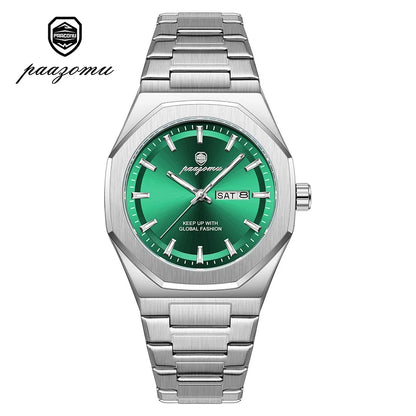 Luxury Stainless Steel Digital Quartz Watch