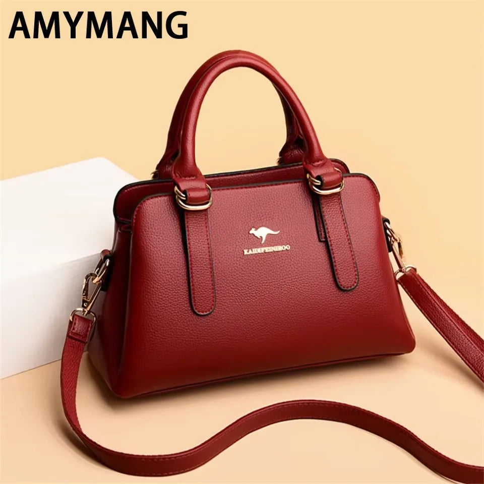 Luxury PU Leather Designer Shoulder &amp; Messenger Bag for Women