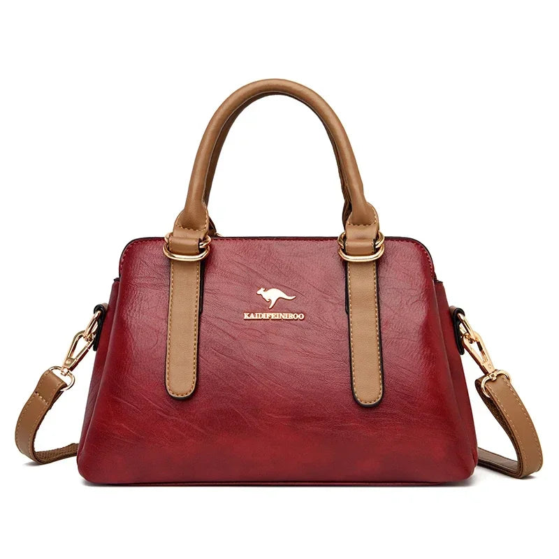 Luxury PU Leather Designer Shoulder &amp; Messenger Bag for Women
