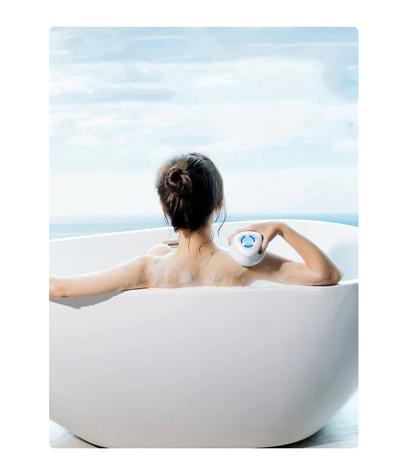 5-in-1 Rechargeable Electric Body Scrubber and Shower Cleaning Brush