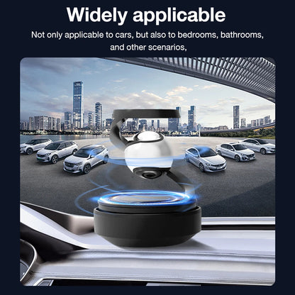 Solar Powered Rotating Car Air Freshener &amp; Aromatherapy Diffuser