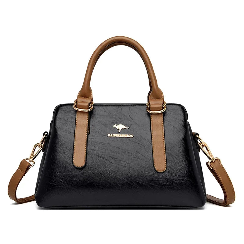 Luxury PU Leather Designer Shoulder &amp; Messenger Bag for Women