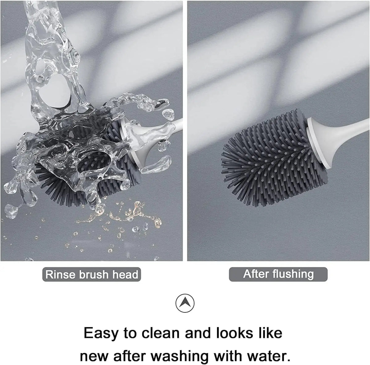 Electric Toilet Cleaning Brush with Adjustable Nylon Bristles