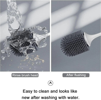 Electric Toilet Cleaning Brush with Adjustable Nylon Bristles