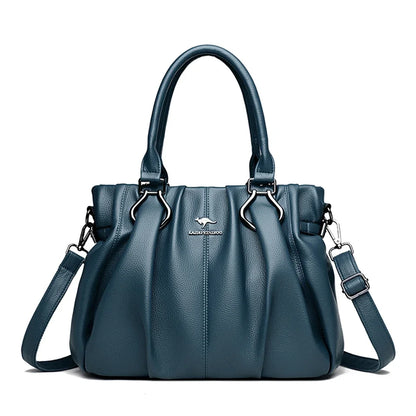 Luxury Casual Soft Leather Tote Bag for Women &amp; Everyday Use
