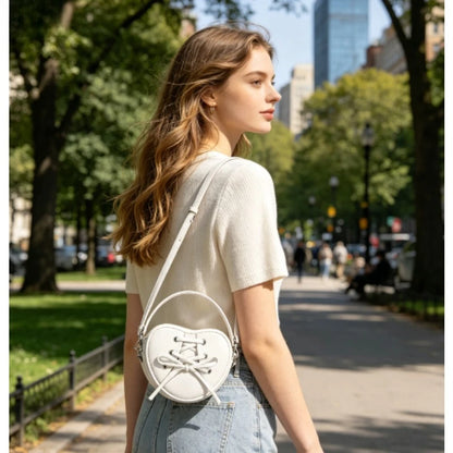 Korean Style Women’s PU Leather Bucket Shoulder Bag