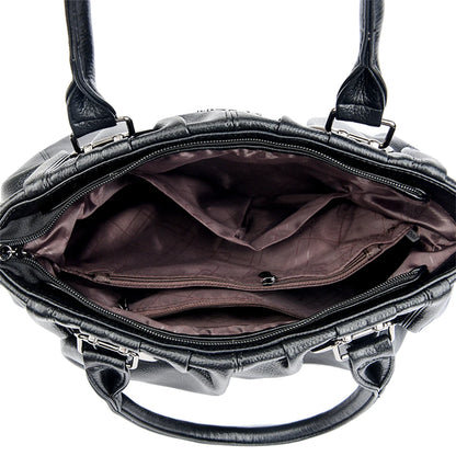 Luxury Casual Soft Leather Tote Bag for Women &amp; Everyday Use