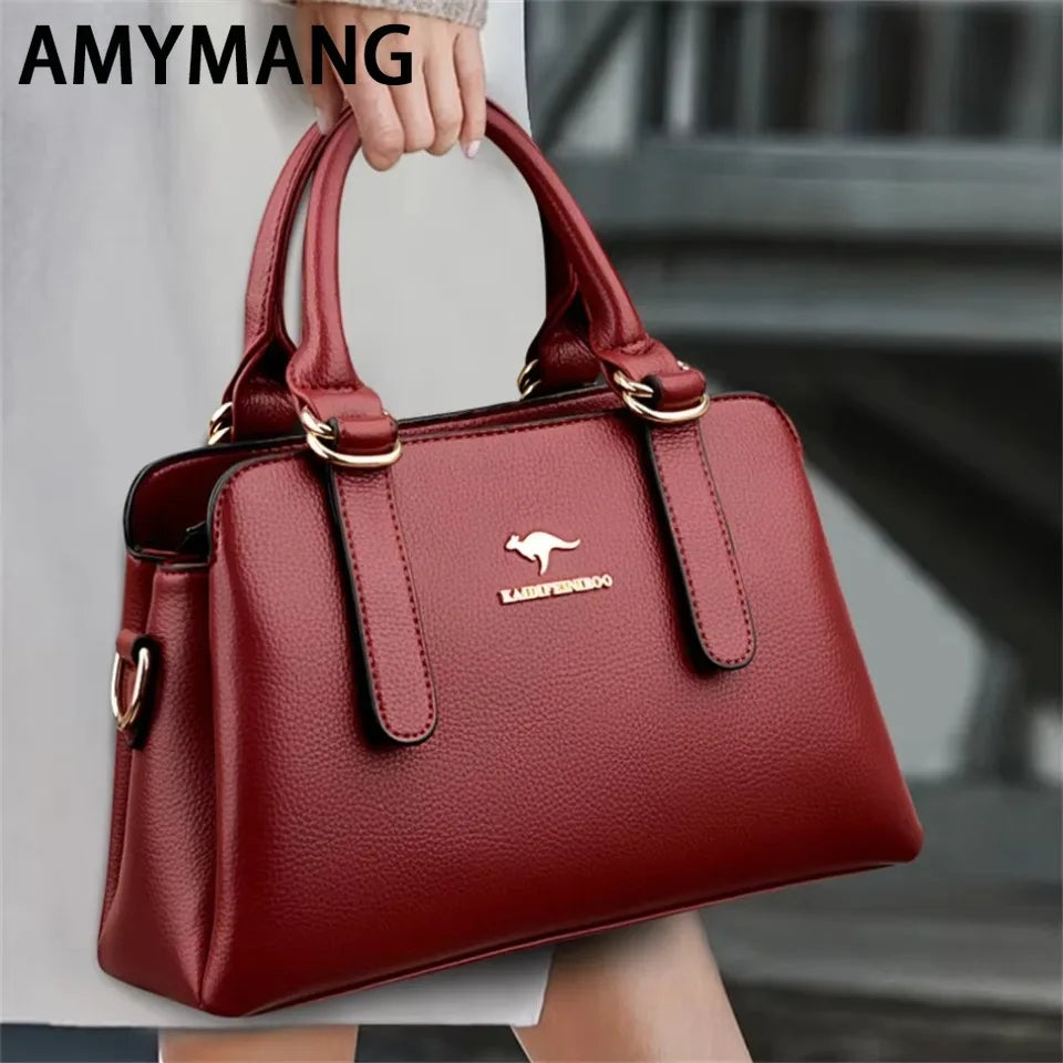 Luxury PU Leather Designer Shoulder &amp; Messenger Bag for Women