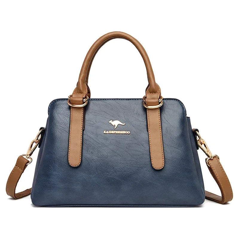 Luxury PU Leather Designer Shoulder &amp; Messenger Bag for Women
