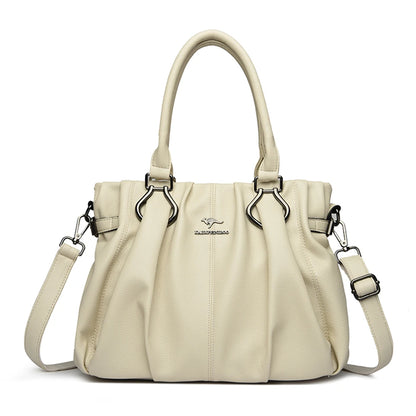 Luxury Casual Soft Leather Tote Bag for Women &amp; Everyday Use