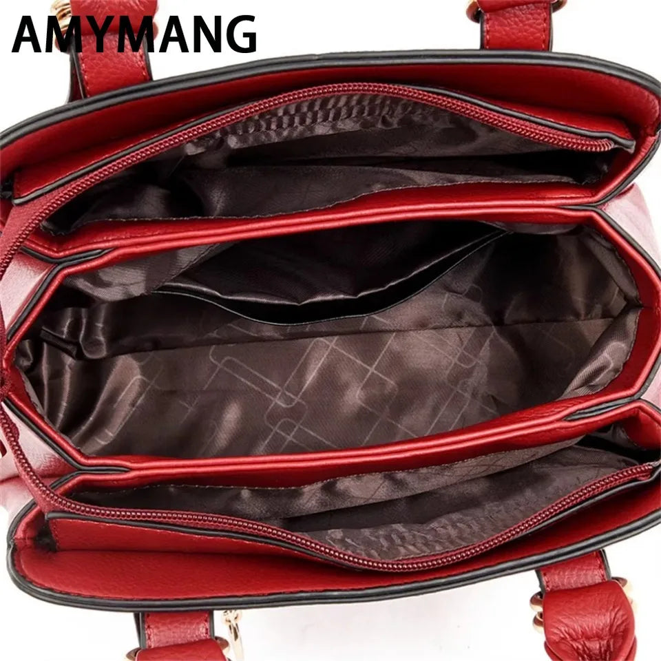 Luxury PU Leather Designer Shoulder &amp; Messenger Bag for Women