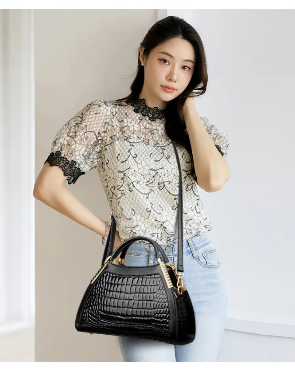 Luxury Patent Leather Shoulder &amp; Crossbody Bag for Women