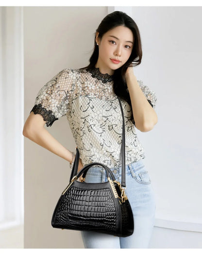 Luxury Patent Leather Shoulder &amp; Crossbody Bag for Women