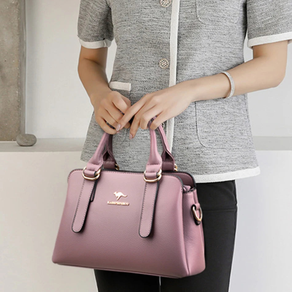 Luxury PU Leather Designer Shoulder &amp; Messenger Bag for Women