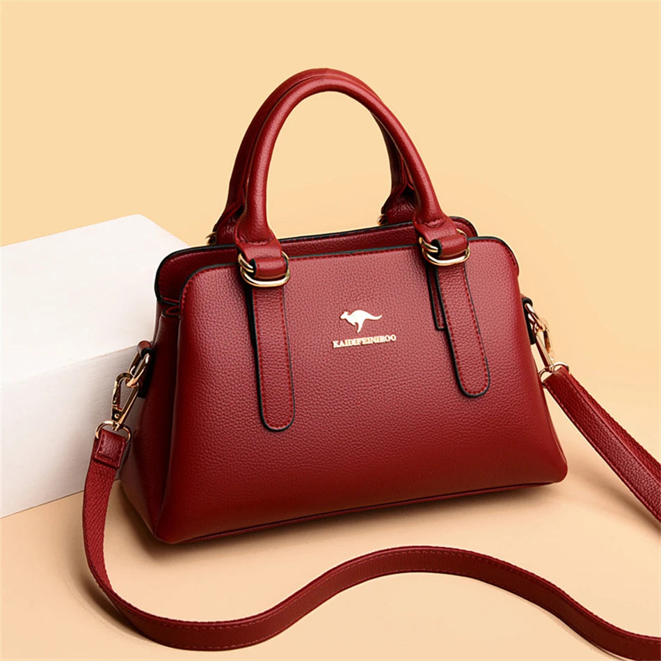 Luxury PU Leather Designer Shoulder &amp; Messenger Bag for Women
