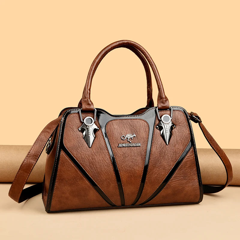 Luxury PU Leather Tote &amp; Shoulder Bag for Women