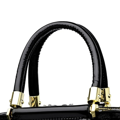 Women’s Crocodile Pattern Baguette Shoulder Bag