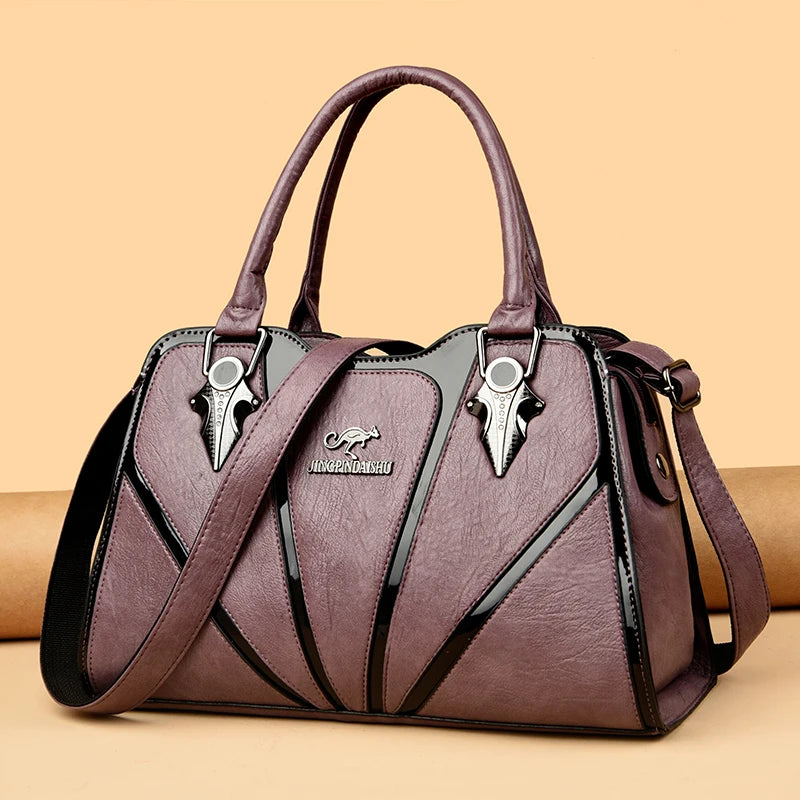 Luxury PU Leather Tote &amp; Shoulder Bag for Women