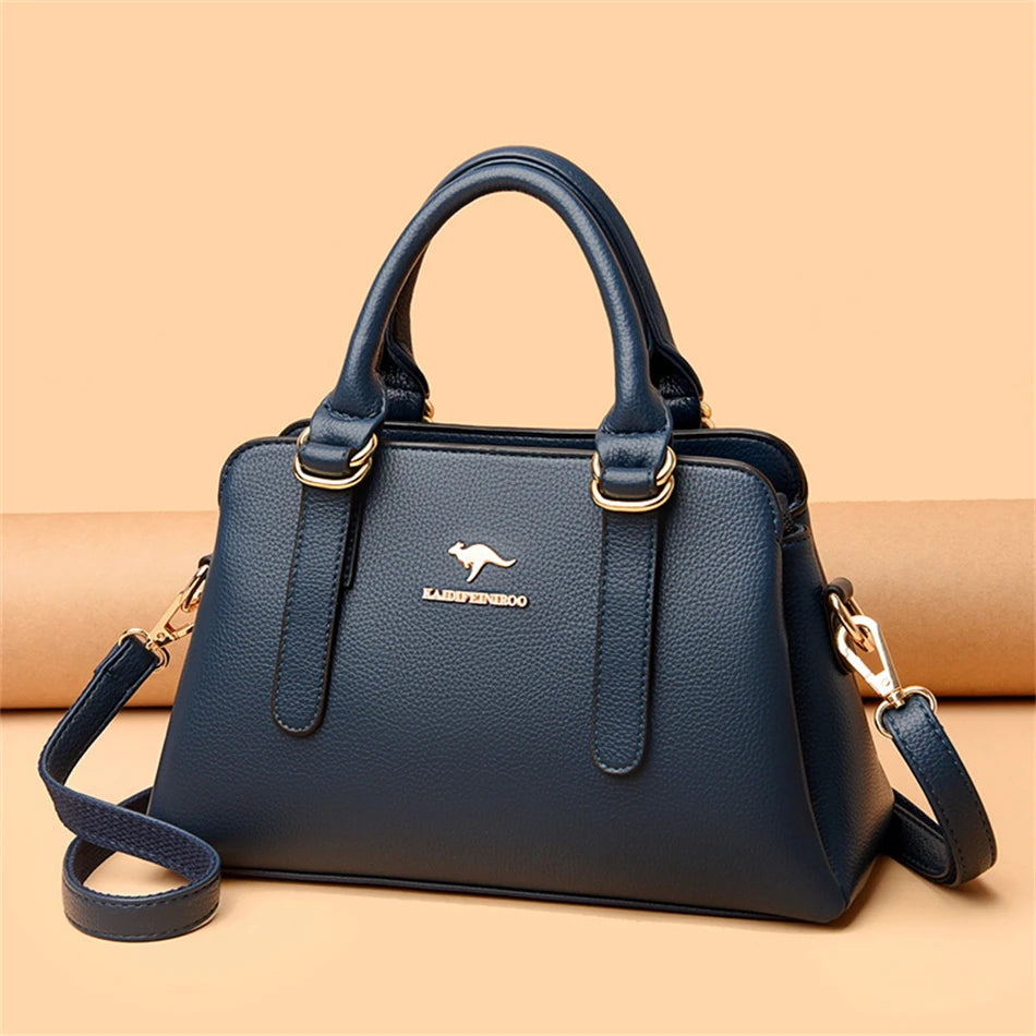 Luxury PU Leather Designer Shoulder &amp; Messenger Bag for Women