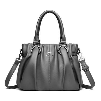 Luxury Casual Soft Leather Tote Bag for Women &amp; Everyday Use