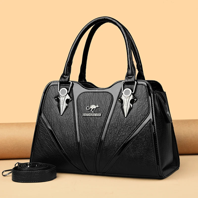 Luxury PU Leather Tote &amp; Shoulder Bag for Women