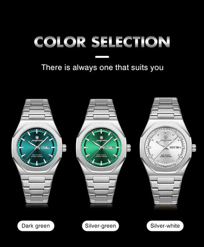 Luxury Stainless Steel Digital Quartz Watch