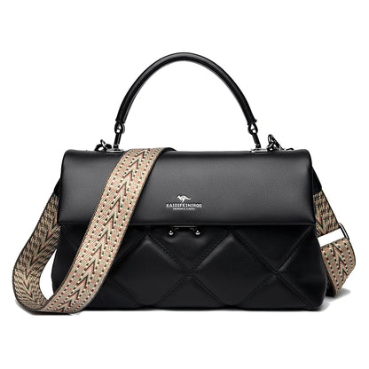 Korean Style Soft Leather Luxury Shoulder &amp; Crossbody Bag for Women