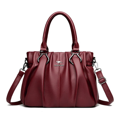 Luxury Casual Soft Leather Tote Bag for Women &amp; Everyday Use
