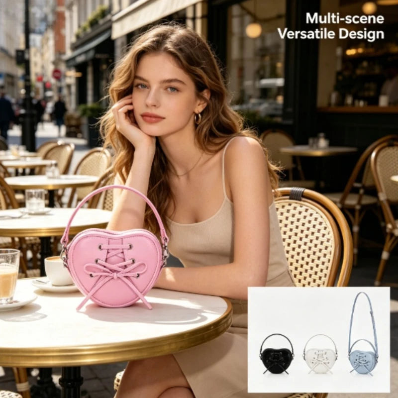 Korean Style Women’s PU Leather Bucket Shoulder Bag