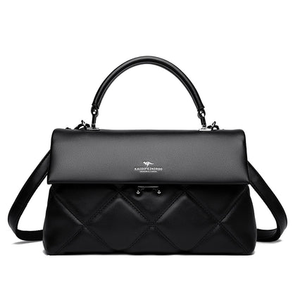 Korean Style Soft Leather Luxury Shoulder &amp; Crossbody Bag for Women