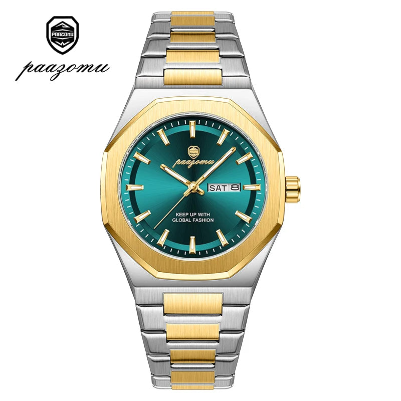 Luxury Stainless Steel Digital Quartz Watch