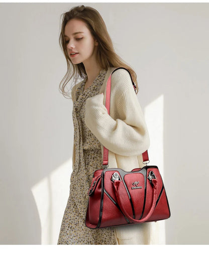 Luxury PU Leather Tote &amp; Shoulder Bag for Women