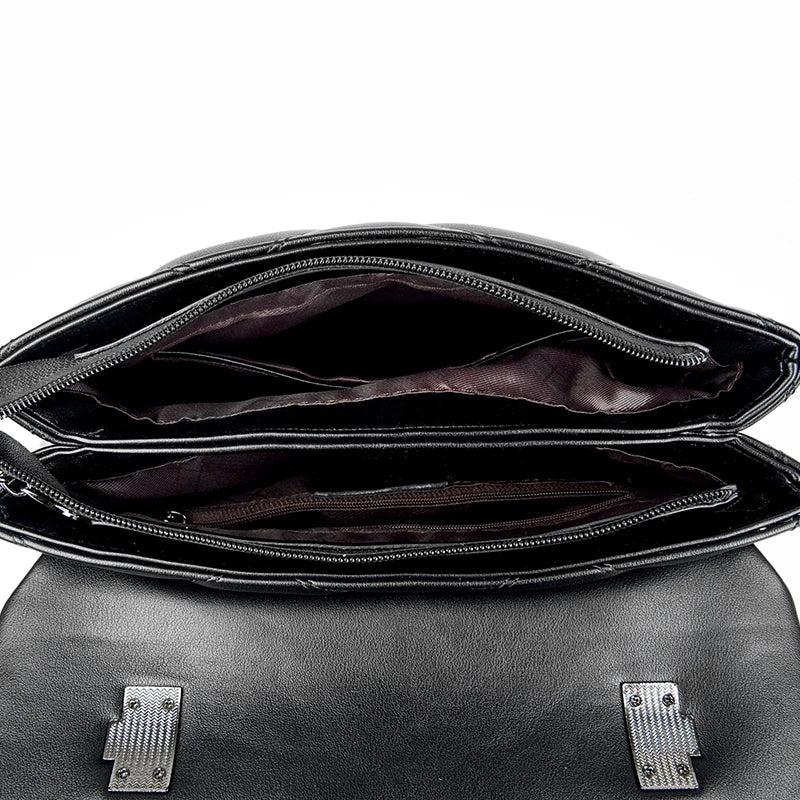Korean Style Soft Leather Luxury Shoulder &amp; Crossbody Bag for Women