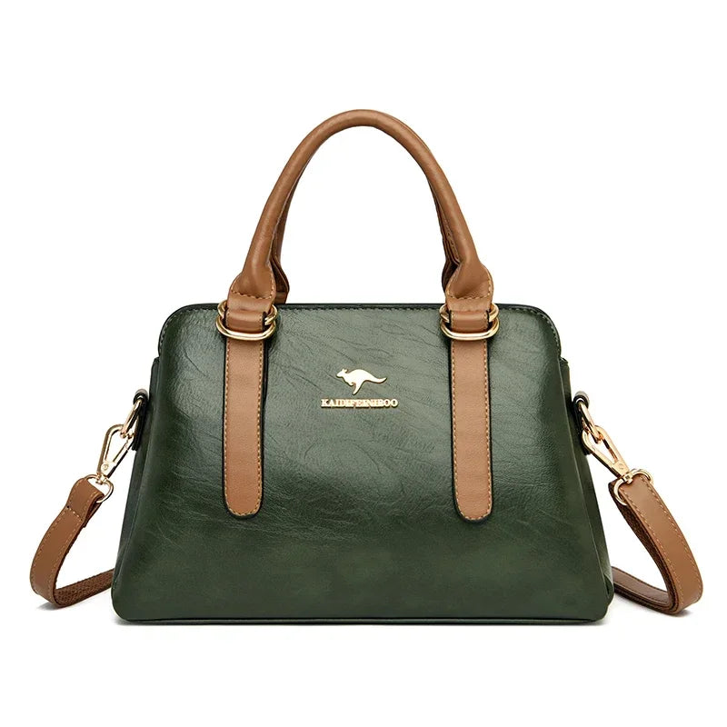 Luxury PU Leather Designer Shoulder &amp; Messenger Bag for Women