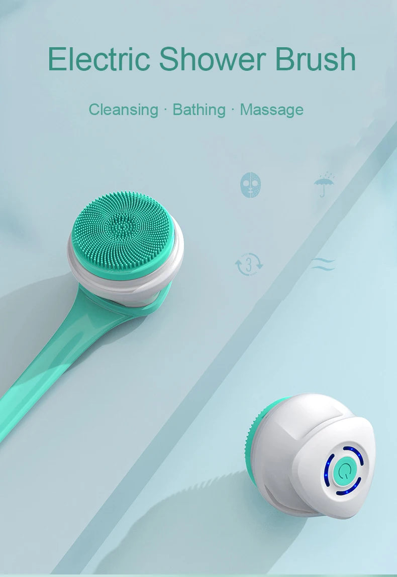 5-in-1 Rechargeable Electric Body Scrubber and Shower Cleaning Brush