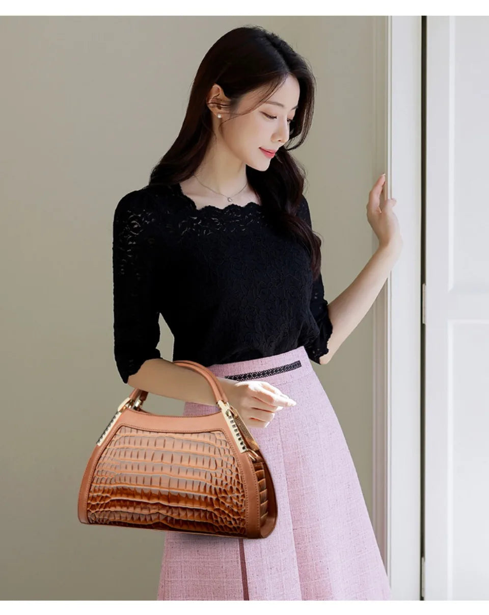 Luxury Patent Leather Shoulder &amp; Crossbody Bag for Women
