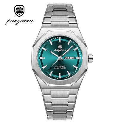 Luxury Stainless Steel Digital Quartz Watch