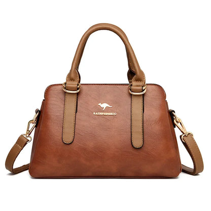 Luxury PU Leather Designer Shoulder &amp; Messenger Bag for Women