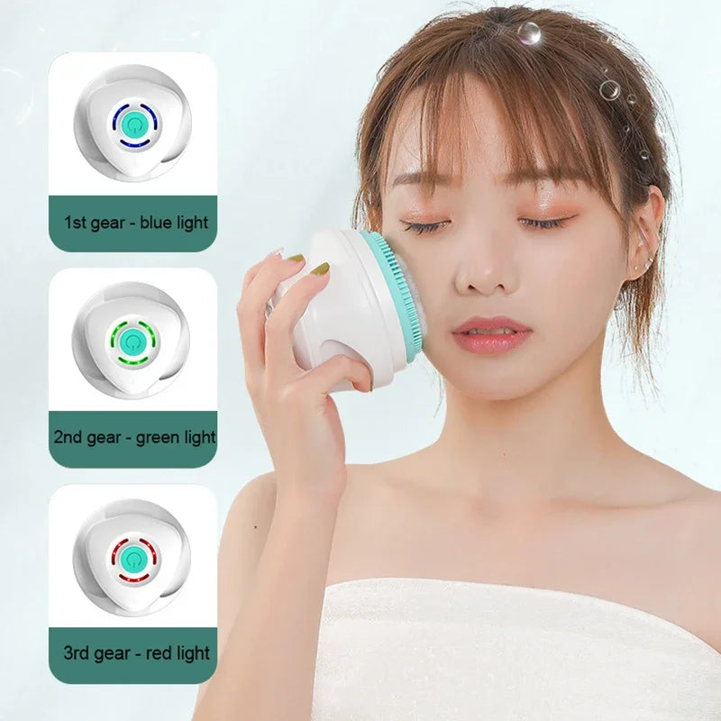5-in-1 Rechargeable Electric Body Scrubber and Shower Cleaning Brush