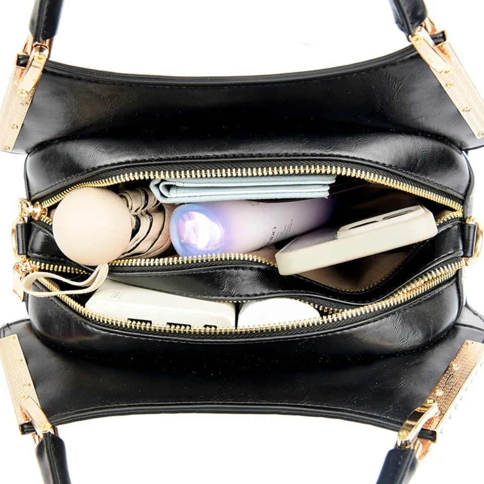 Luxury Patent Leather Shoulder &amp; Crossbody Bag for Women